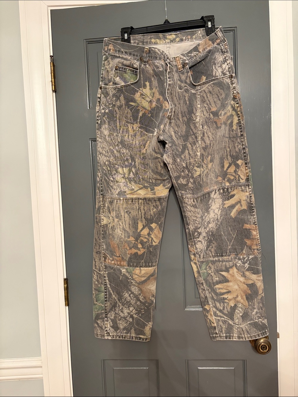 Vintage Wrangler Camo Straight Leg Double Knee Pants